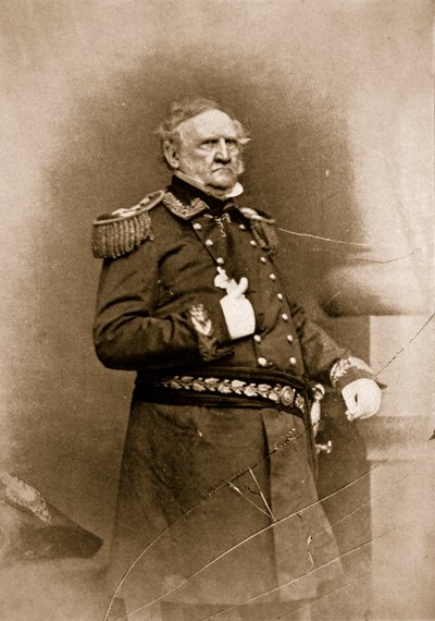 Porträt von General Winfield Scott, 1861-65 von Mathew B. Brady